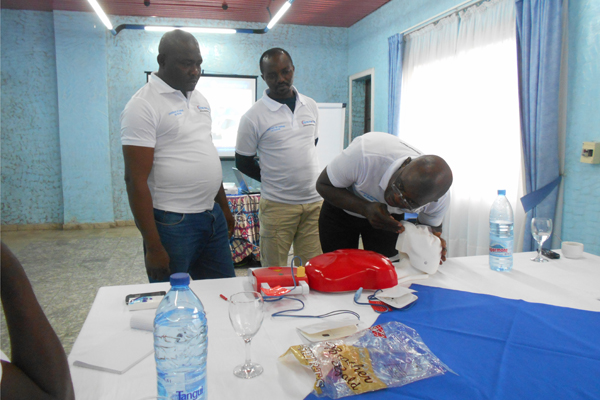 First Aid Training Satelec Fayat - Cameroon 03