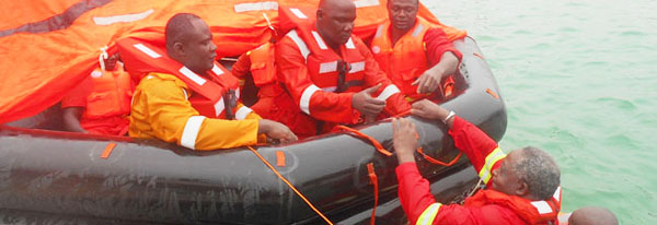 Sea Survival Training and HUET Cameroon